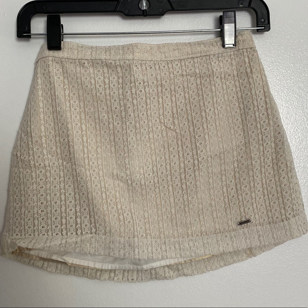 Hollister Mini Lace Skirt
